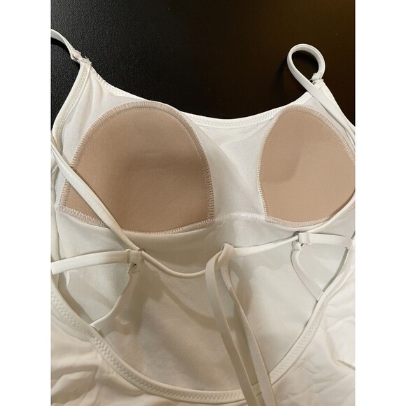 ATHLETA WOMEN WHITE CORTES STRAPPY ONE PIECE SWIMSUIT SIZE XXS - Picture 5 of 8